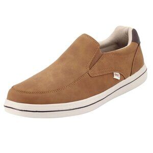 NWoT Izod Mens Barlow Sneaker Slip On Shoe Size 10 Brown Tan  $59 1SH41-